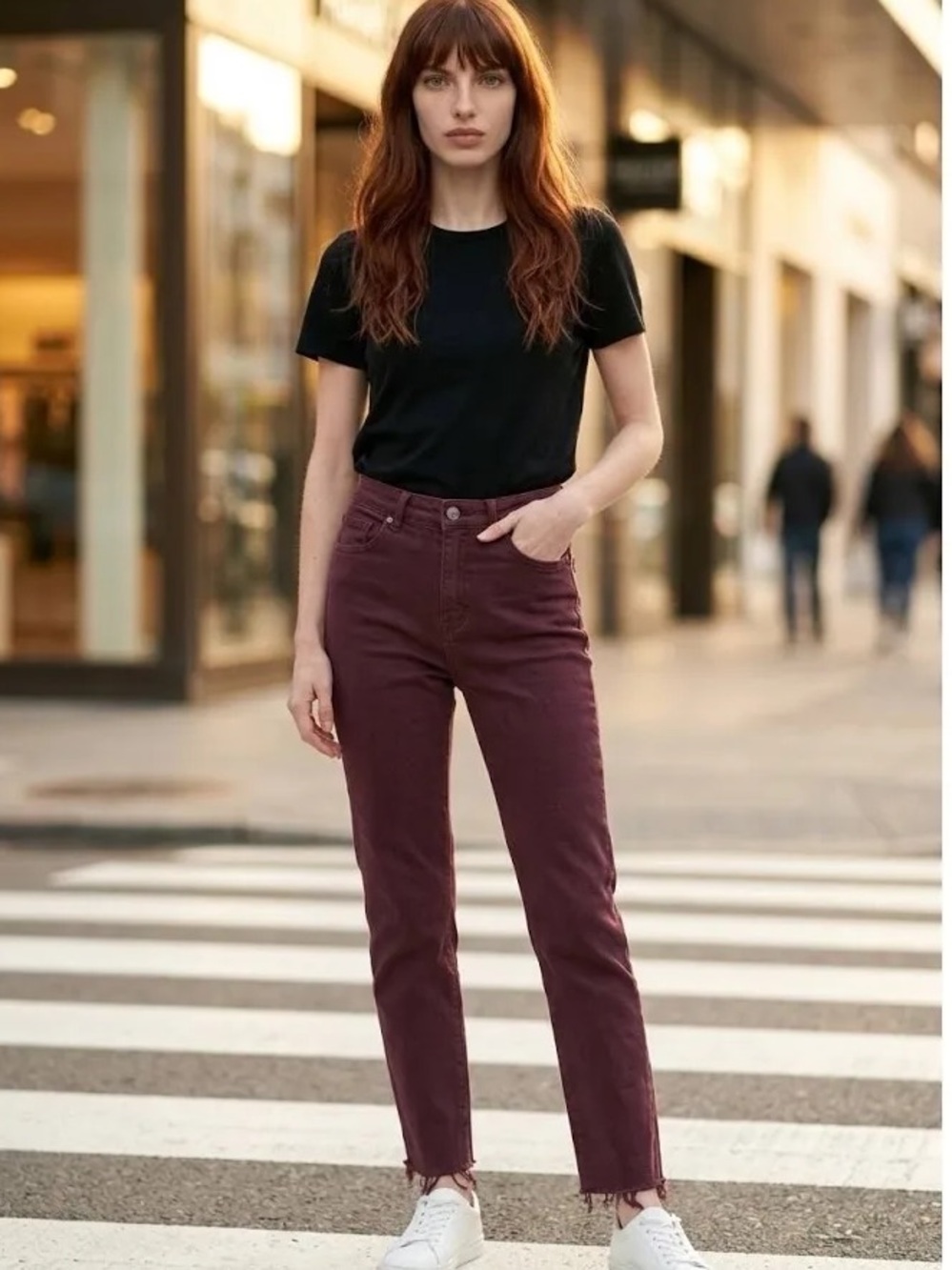 Vervet High-Rise Ankle Jeans